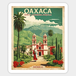 Santa Catarina Juquila Oaxaca Mexico Vintage Tourism Travel Sticker